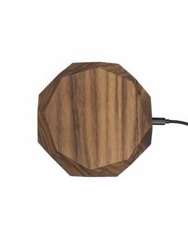 Ładowarka bezprzewodowa Apple Sammsung drewniana Oakywood orzech