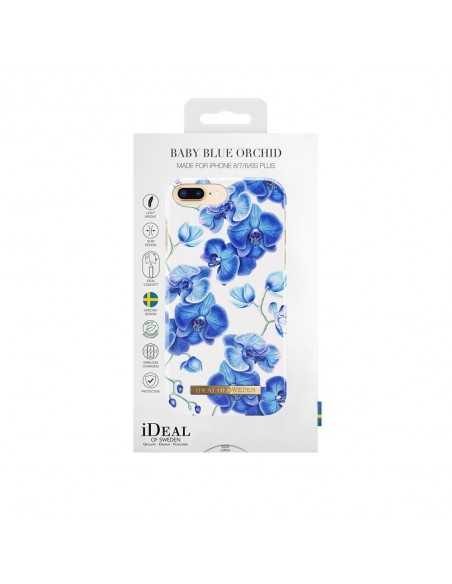 ETUI iPHONE 6S/7/8 PLUS iDEAL OF SWEDEN BABY BLUE ORCHIDS