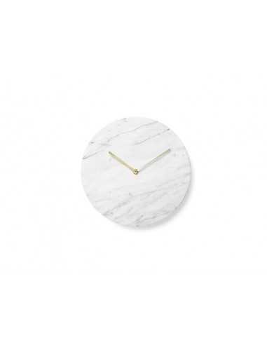 Zegar ścienny marmurowy biały