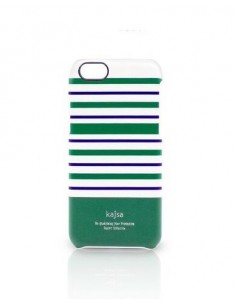 Etui iPhone 6 Resort Paski - Zielony